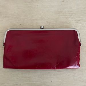 Red Hobo Lauren clutch